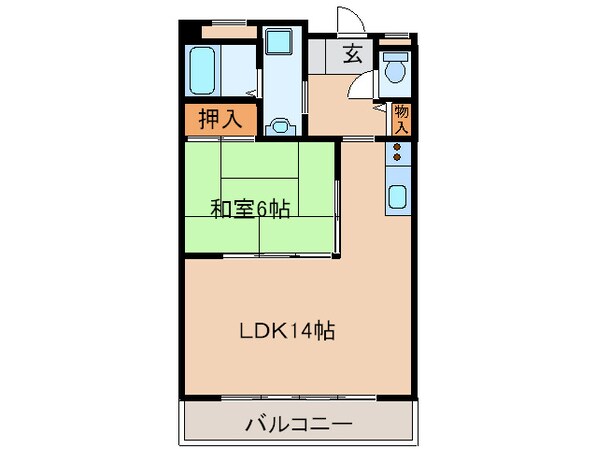 ア－バンステ－ジ田幡の物件間取画像